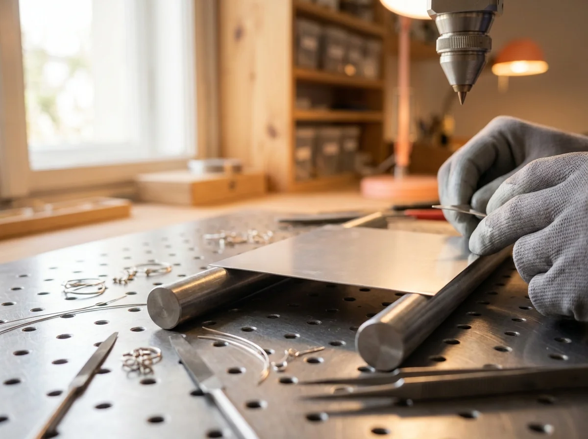 Thin sheet clamped flat for cutting