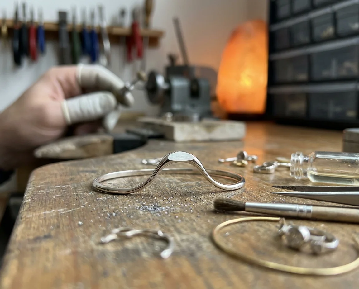 Rimless bridge with the visible crown of the arch marked as a finished face